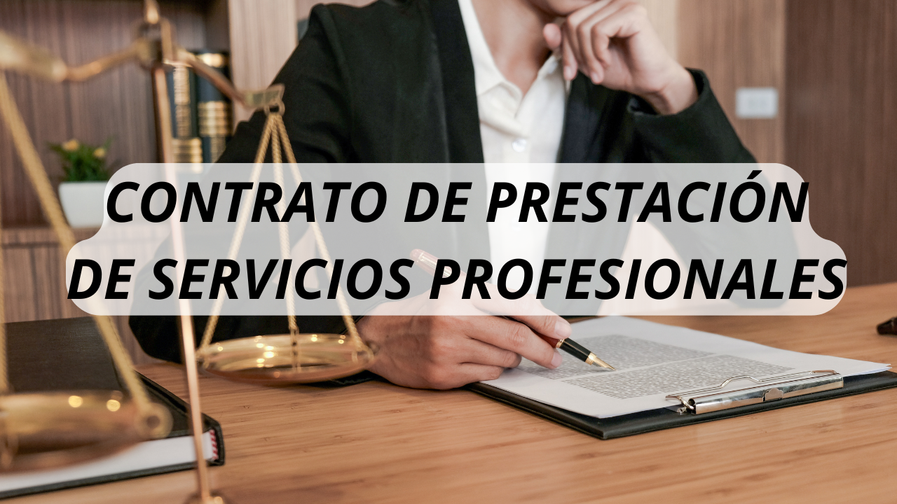 contrato de prestación de servicios profesionales
